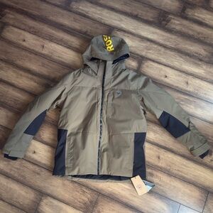 Rossignol Men's Brown and Black Ski Jacket